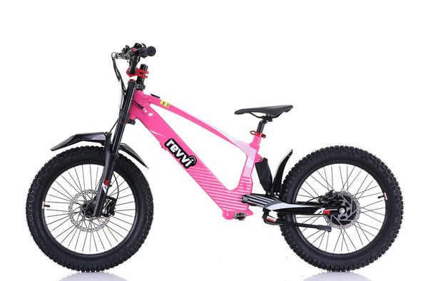Revvi 20" Electric Kids Balance Bike - Pink