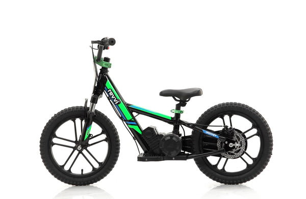 Revvi 16" Plus Kids Electric Balance bike - Green