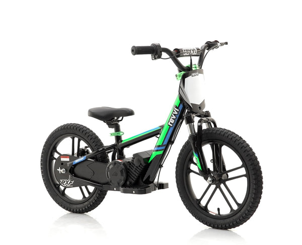 Revvi 16" Plus Kids Electric Balance bike - Green