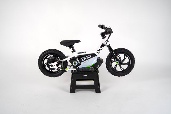 “DUO 12″ Launch kids electric balance bike – side profile”
