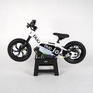 “DUO 12″ Launch kids electric balance bike – side profile”