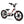 White Amped A16 Children's electric bike with black and red accents on a white background