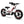 Amped A10 Children's  electric balance bike with black and red accents on a white background