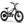 Amped A20 pro Black electric bike with visible branding on a white background