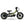 Amped A10 Children's balance bike with black frame and yellow accents on a white background side view 2