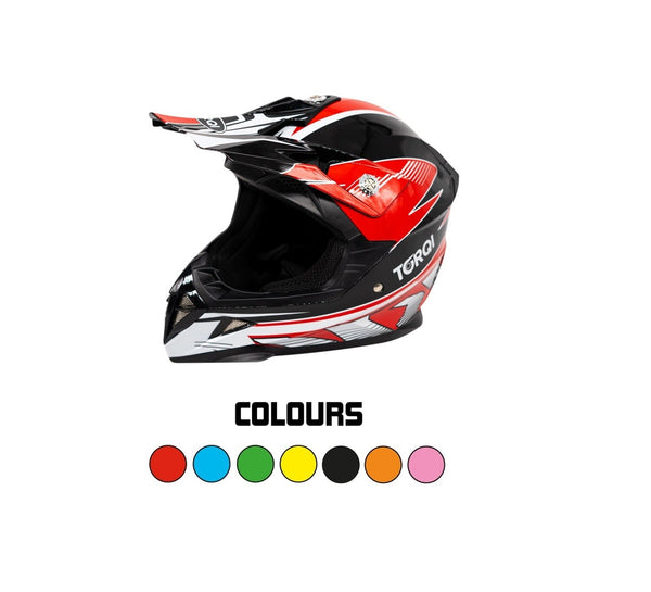 Torqi Kids Motocross Helmet