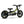 Amped A10 Children's electric bike with black frame and yellow accents on a white background side view