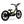 Amped A16 Children's electric Black balance bike with green accents on a white background side rear view