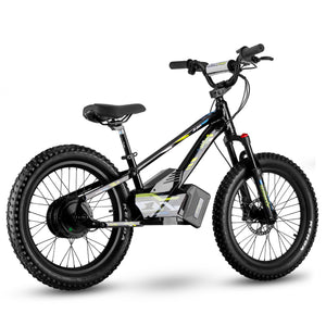 Amped A20 pro Black electric bike on a white background