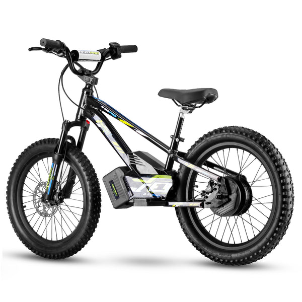 Amped A20 pro electric bike with a battery pack on a white background
