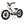 Amped A16 Children's electric White balance bike with black and red accents on a white background