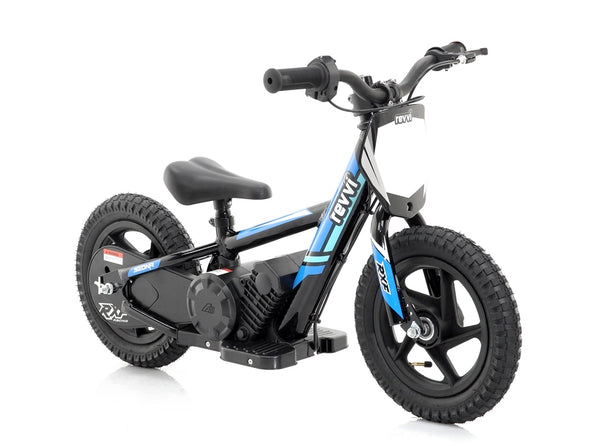 Revvi 12" Kids Electric Balance bike- Blue