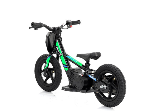 Revvi 12" Kids Electric Balance bike- Green