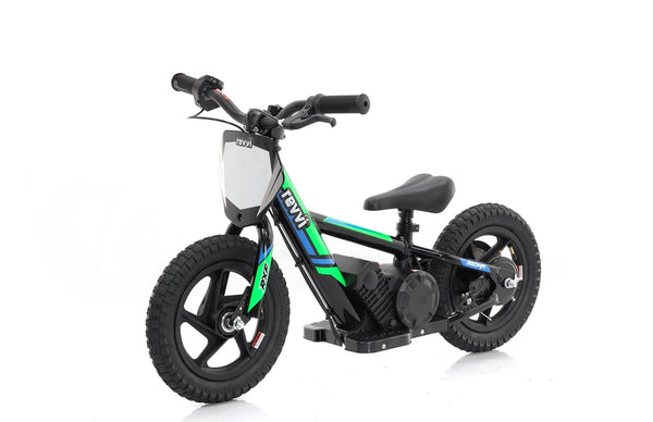 Revvi 12" Kids Electric Balance bike- Green