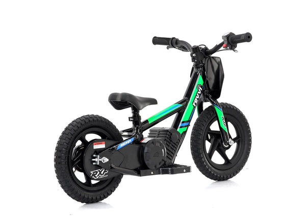 Revvi 12" Kids Electric Balance bike- Green