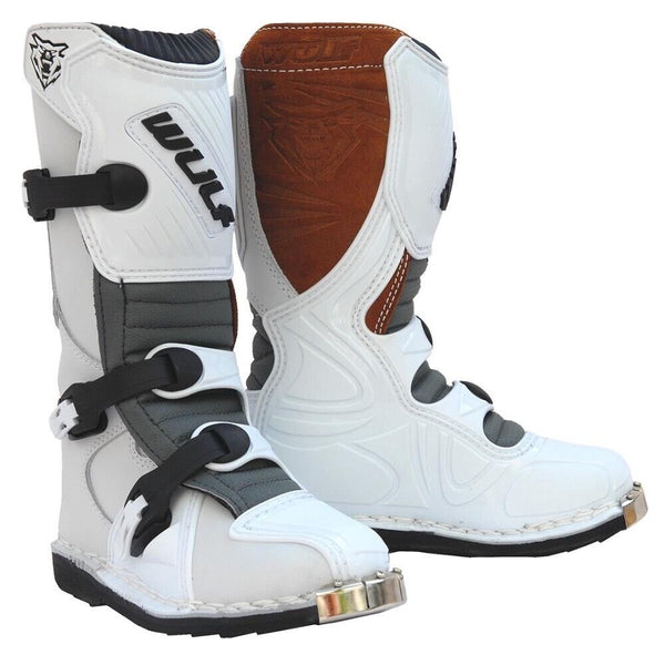 Wulfsport Cub LA Youth boots WHITE