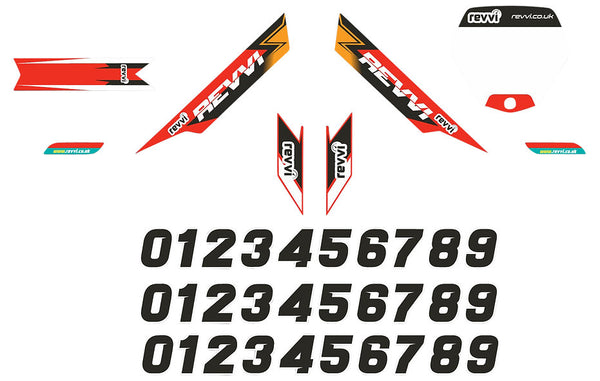 MX Replica Revvi Graphics Kit - To fit Revvi 16" and 16" Plus Balance Bike