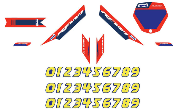 MX Replica Revvi Graphics Kit - To fit Revvi 16" and 16" Plus Balance Bike
