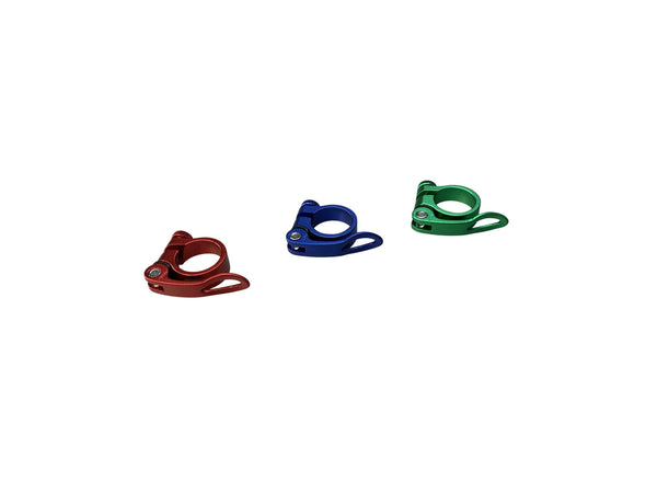 Anodized quick release seat clamp – To fit Revvi 12″ + 16″ + 16″plus + 16″XL + 18″ + 20″ + 20″ Plus + 24″ Bikes