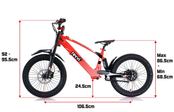 October 2025 PRE ORDER Revvi 20" Electric Kids Balance Bike-Deposit ONLY